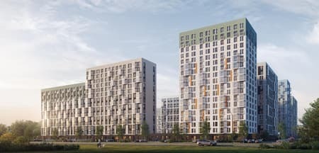 1-комн. квартира, 42.32 м²