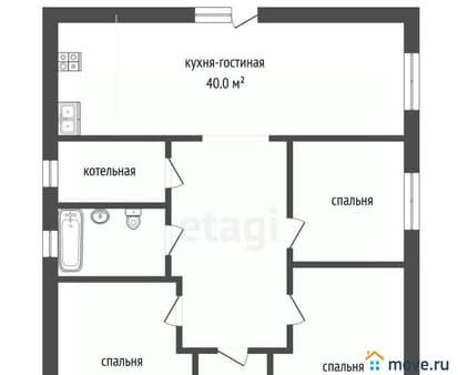 дом, 120 м², 5.27 сотки
