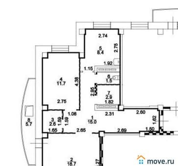 Продаю двухкомнатную квартиру, 60.8 м², этаж 9 из 20. Фото 1
