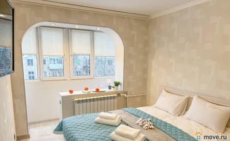 Объявление об аренде однокомнатной квартиры на сутки, 45 м², этаж 5 из 5. Фото 1