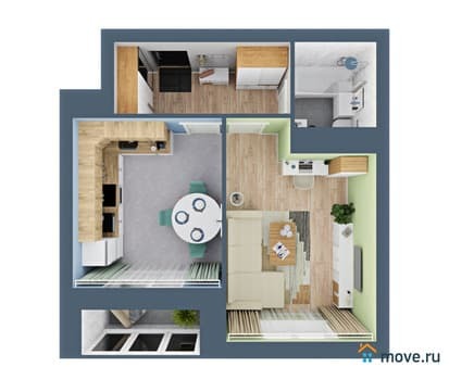 Продаю однокомнатную квартиру, 40.01 м², этаж 9 из 12. Фото 1