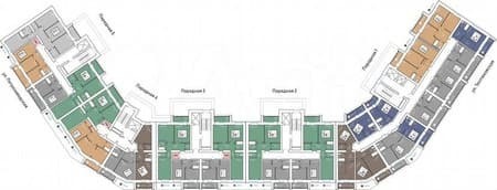 Продается трехкомнатная квартира, 65.6 м², этаж 11 из 11. Фото 2