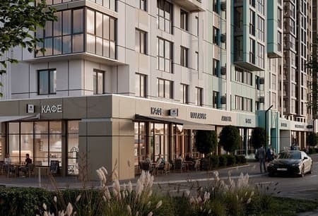студия, 33.5 м²