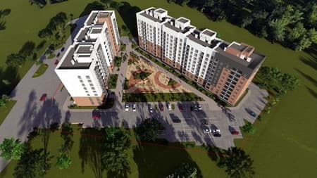 2-комн. квартира, 59.9 м²
