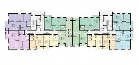 Продам двухкомнатную квартиру, 64.6 м², этаж 11 из 18. Фото 2