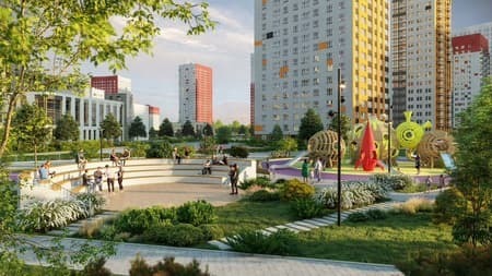 1-комн. квартира, 39.5 м²