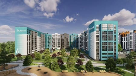 3-комн. квартира, 61.4 м²