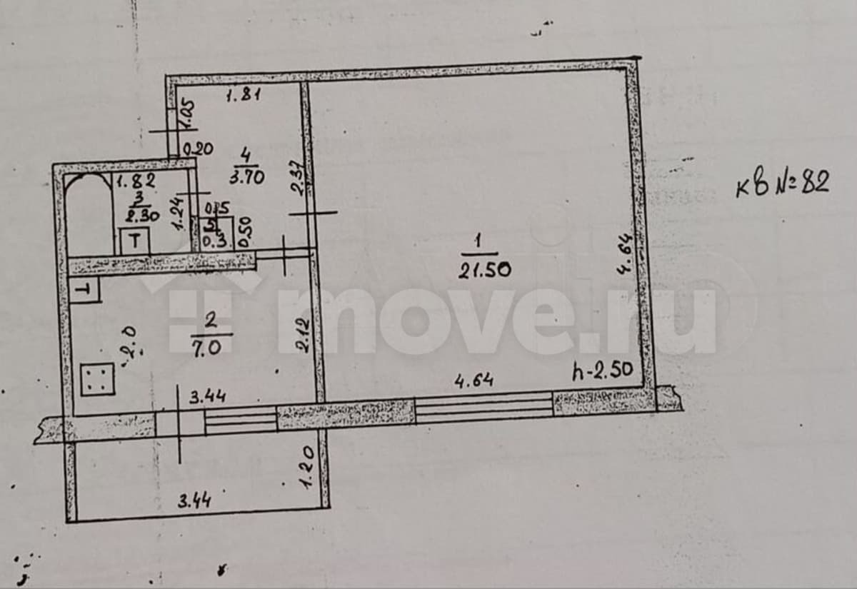 1-комн. квартира, 45 м²