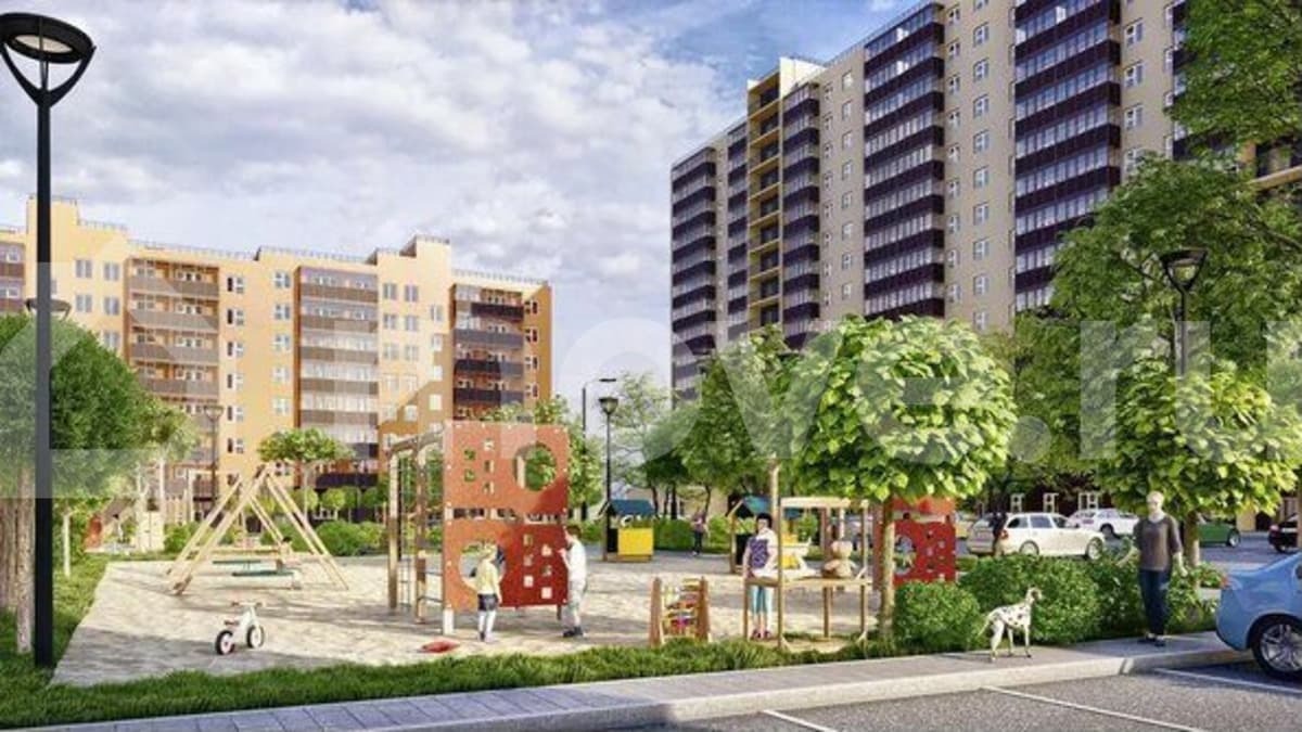1-комн. квартира, 36.1 м²