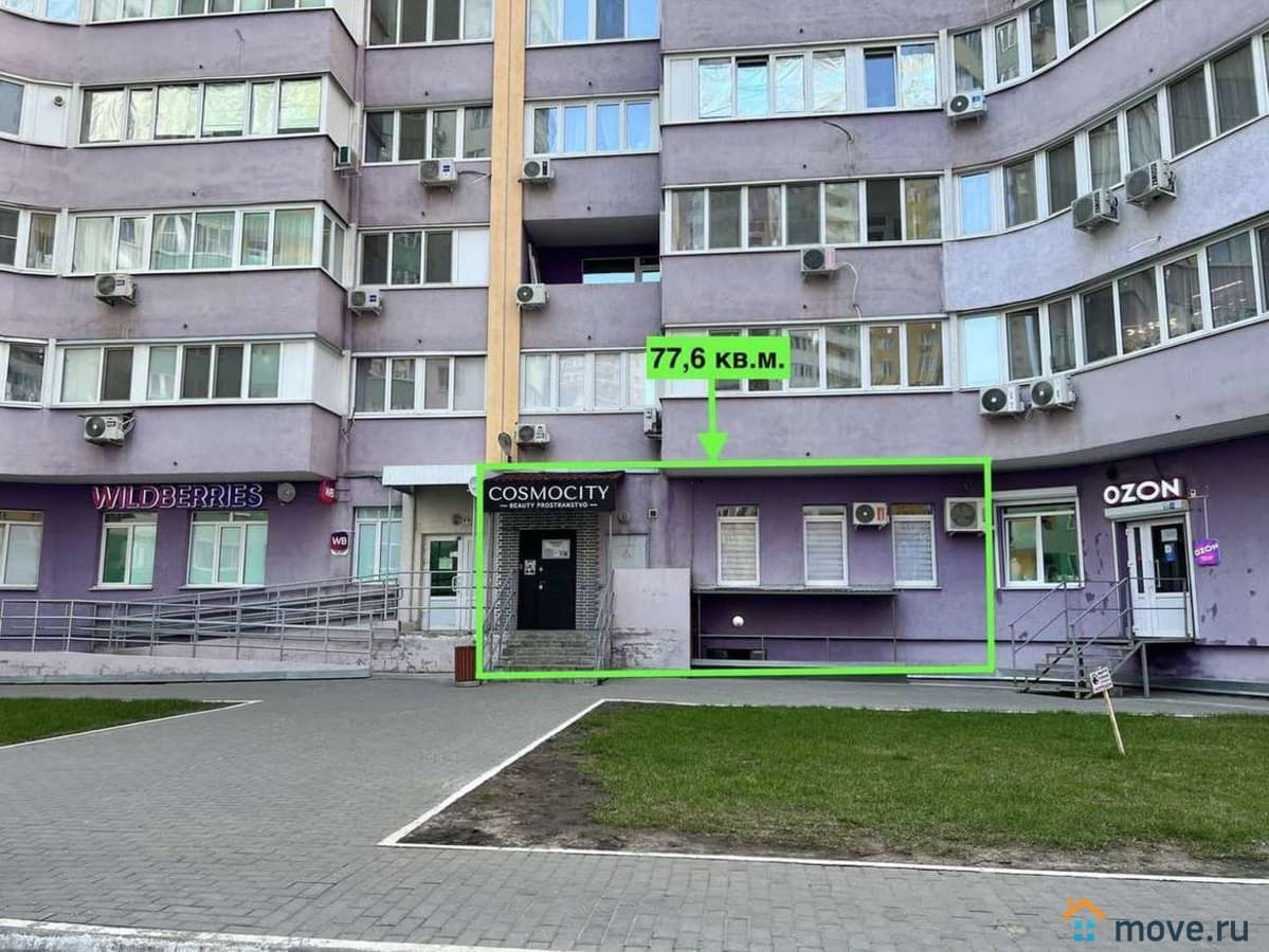 торговое помещение, 77.6 м²