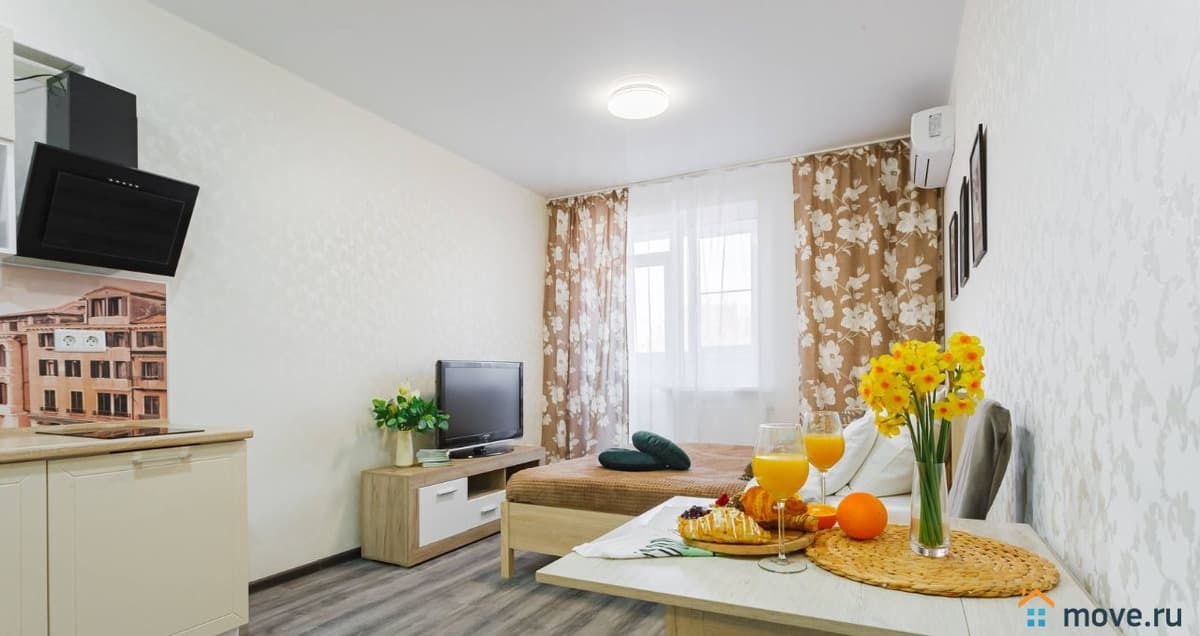 студия, 28 м²