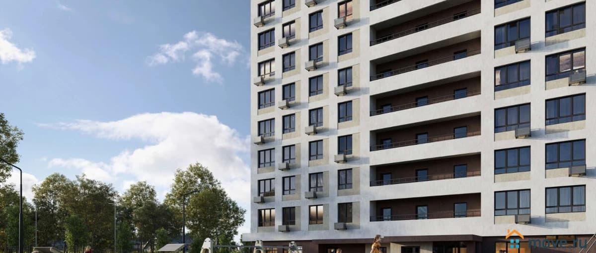 1-комн. квартира, 41.7 м²