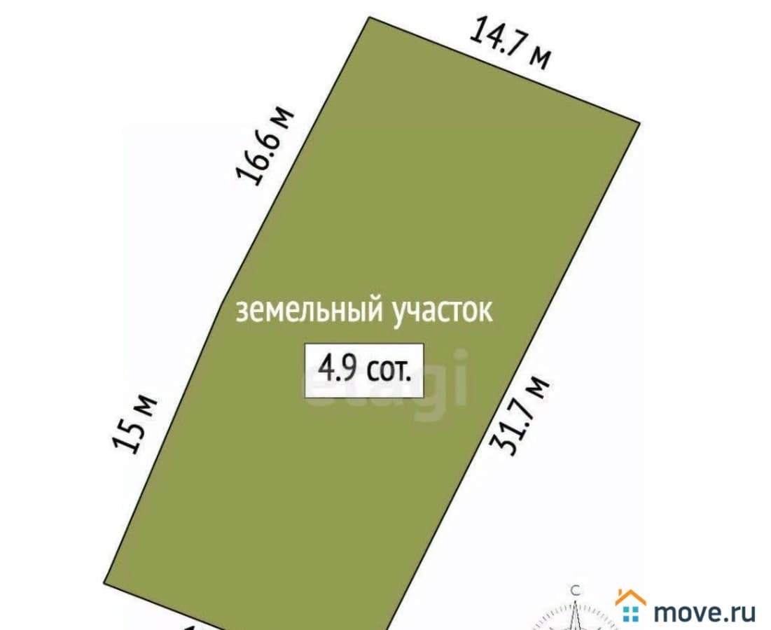 дом, 100 м², 5 соток