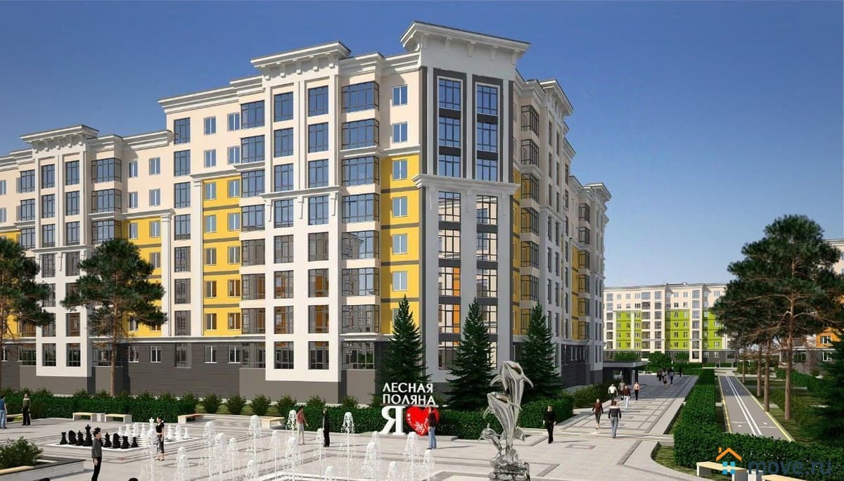 1-комн. квартира, 36.1 м²