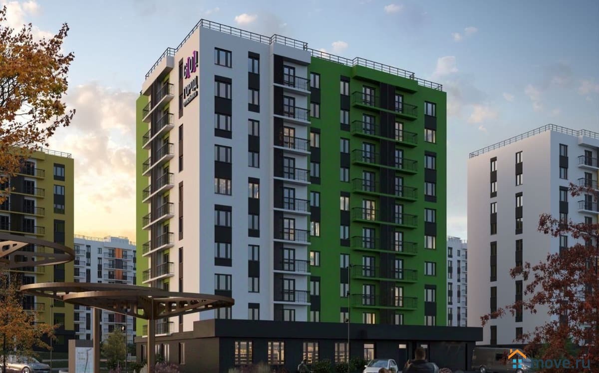 1-комн. квартира, 36.8 м²