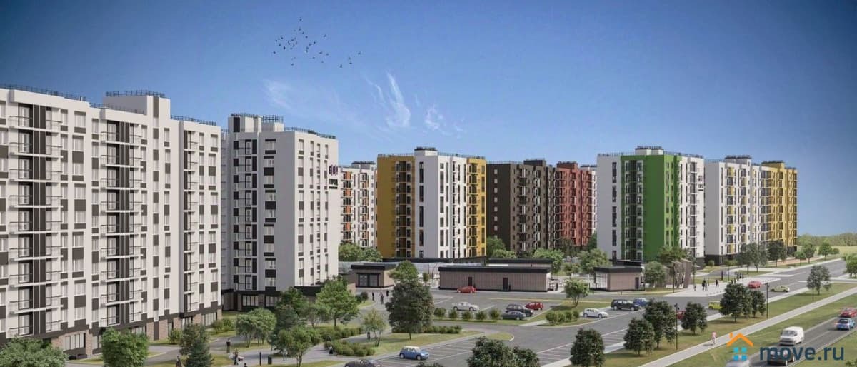 1-комн. квартира, 36.8 м²