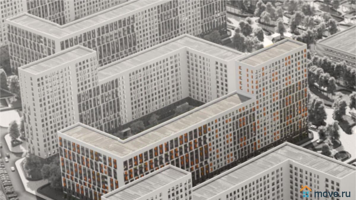1-комн. квартира, 34.21 м²