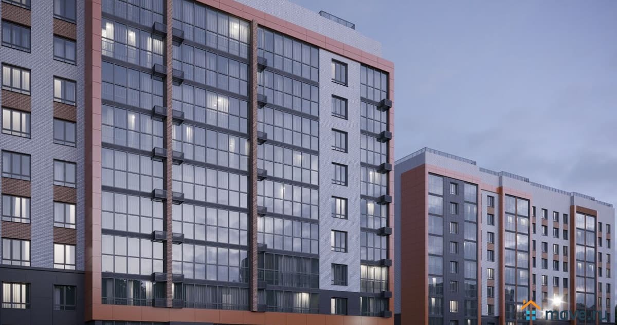 2-комн. квартира, 63.7 м²
