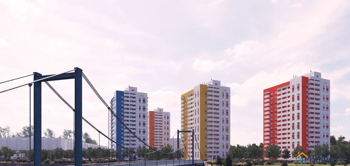 2-комн. квартира, 53.74 м²