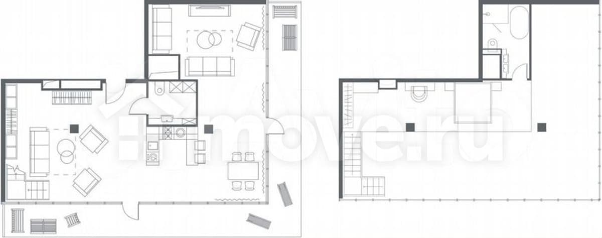 2-комн. апартаменты, 123.6 м²