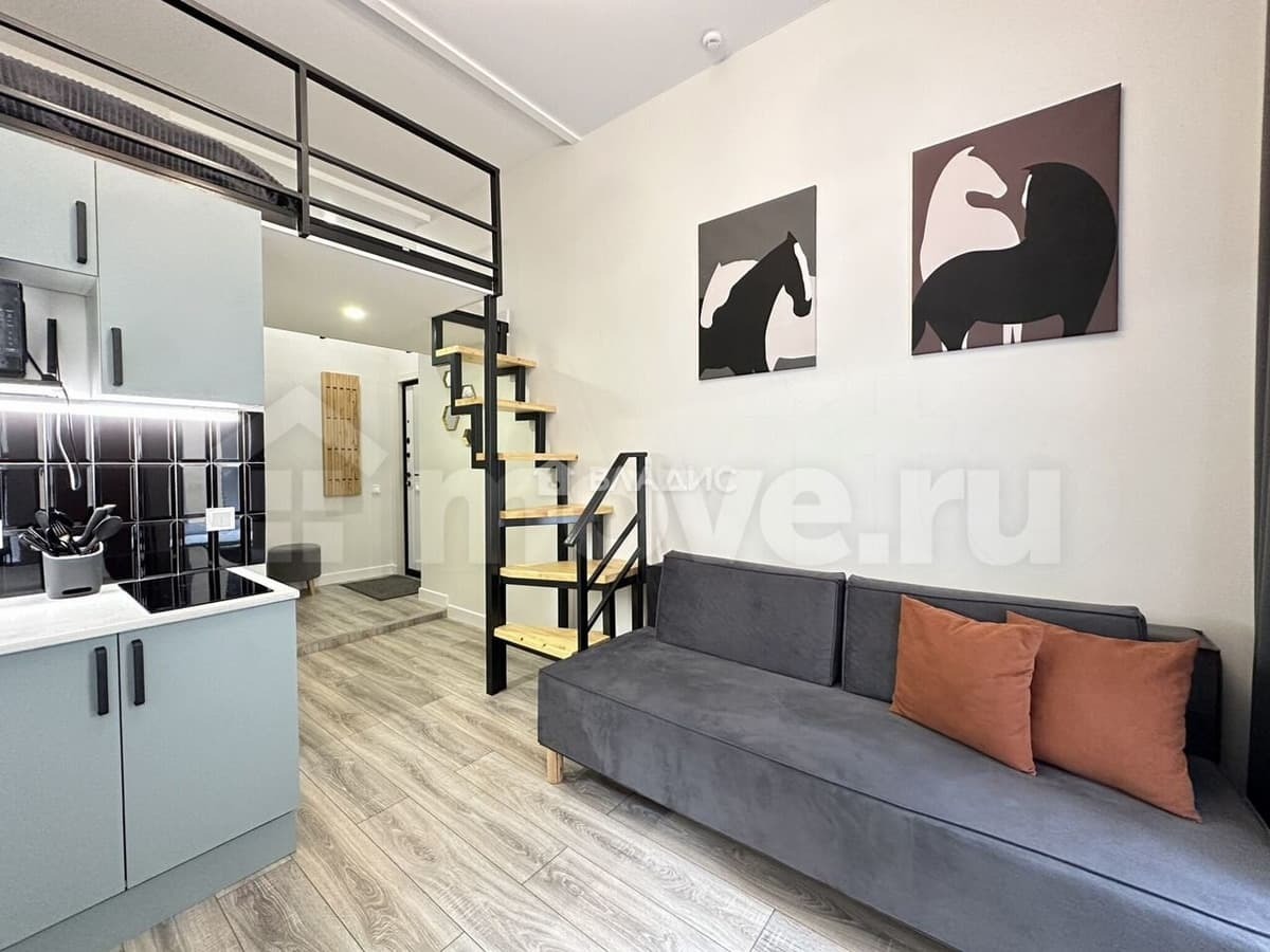студия, 14.4 м²