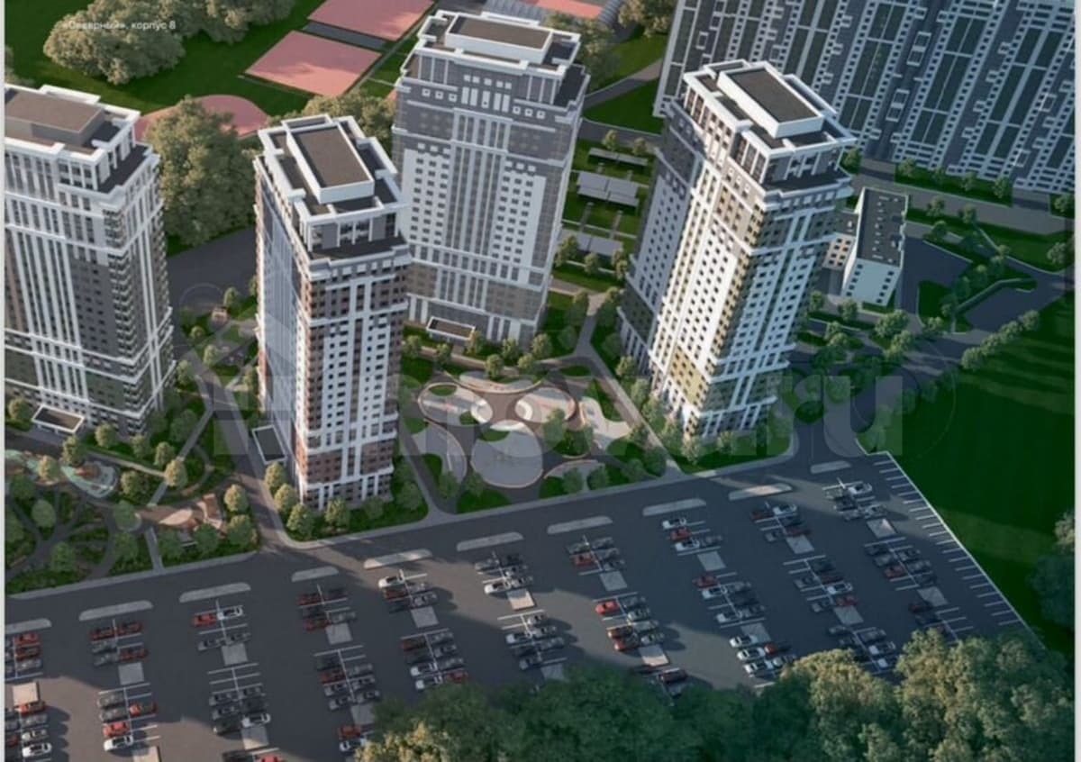 2-комн. квартира, 52.4 м²