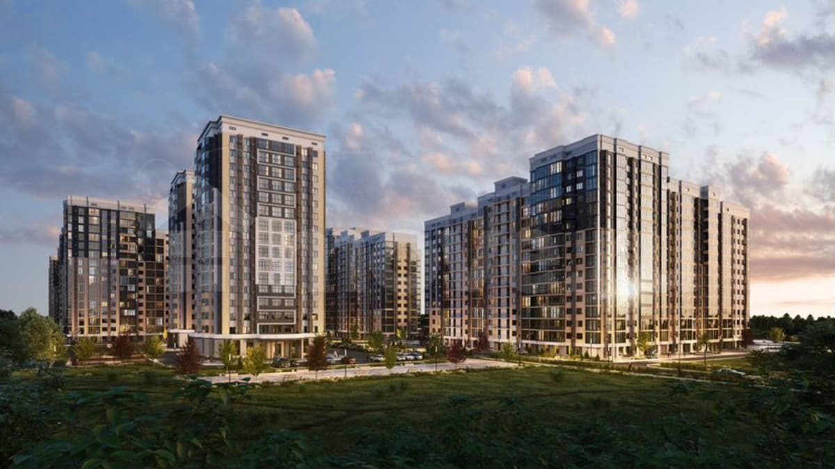 2-комн. квартира, 56.9 м²
