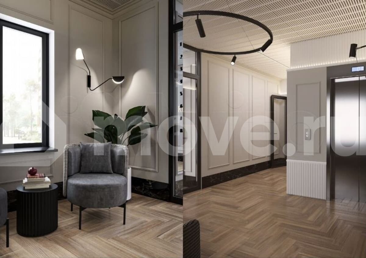 3-комн. квартира, 68.6 м²