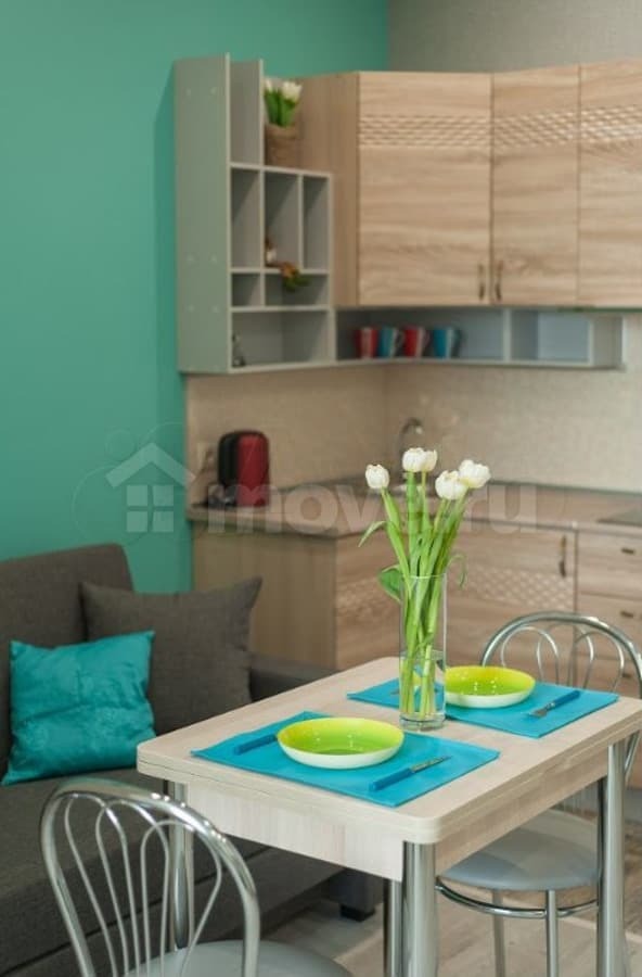 студия, 33.9 м²