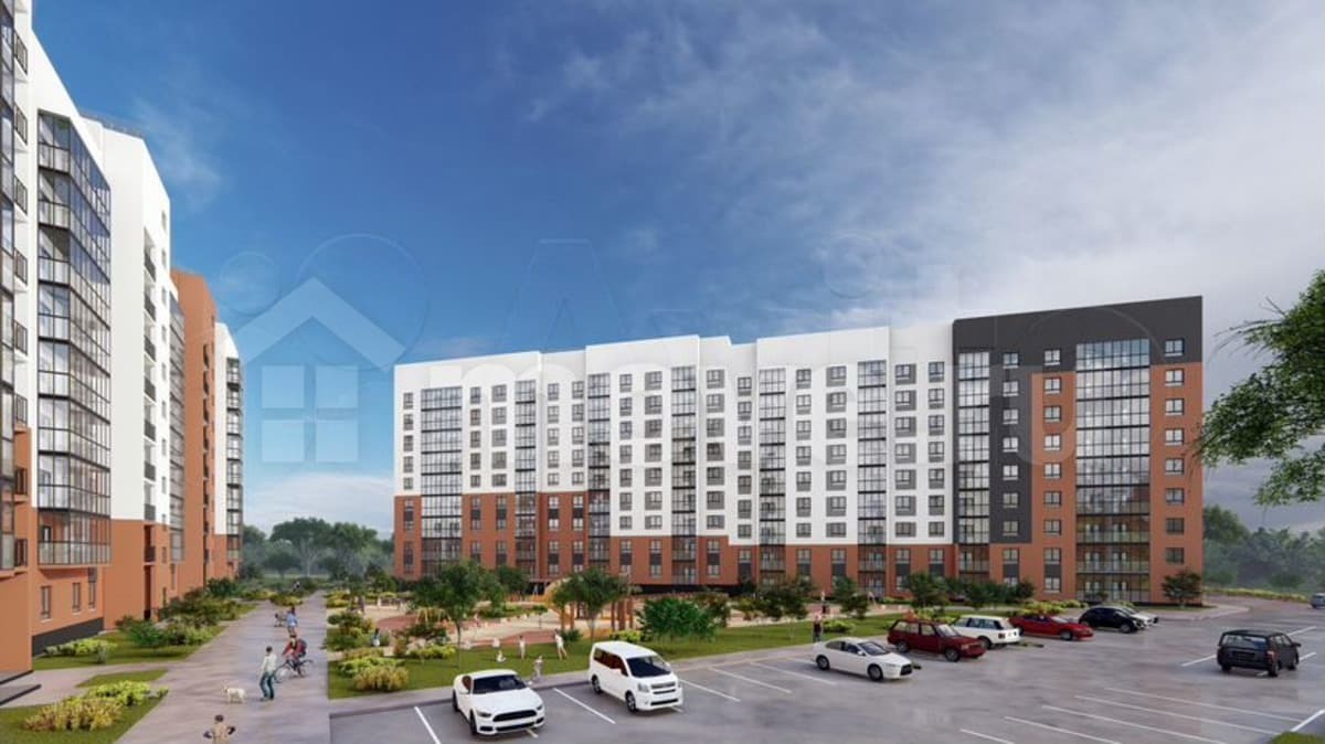 2-комн. квартира, 60.8 м²