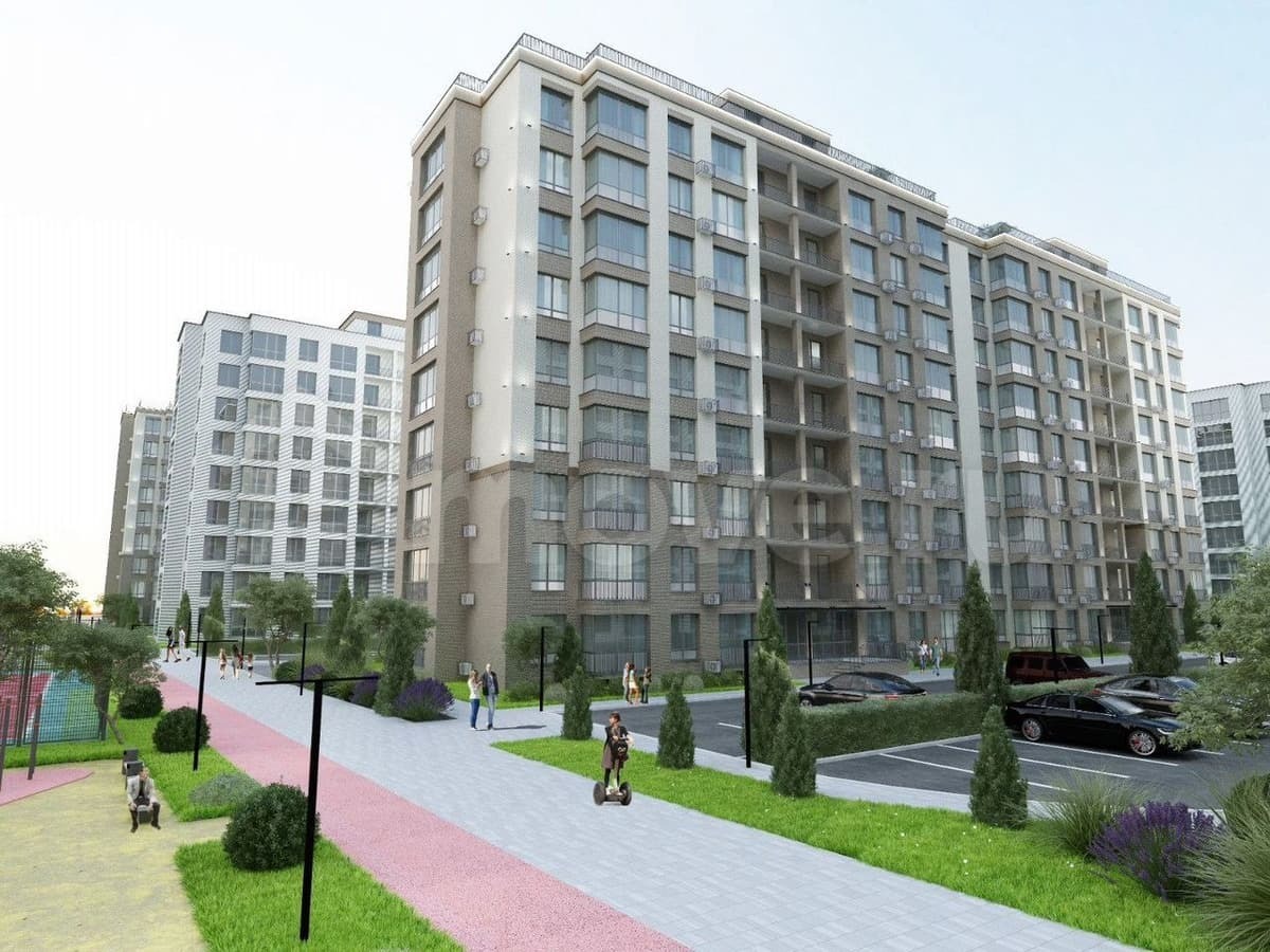 1-комн. квартира, 43.4 м²