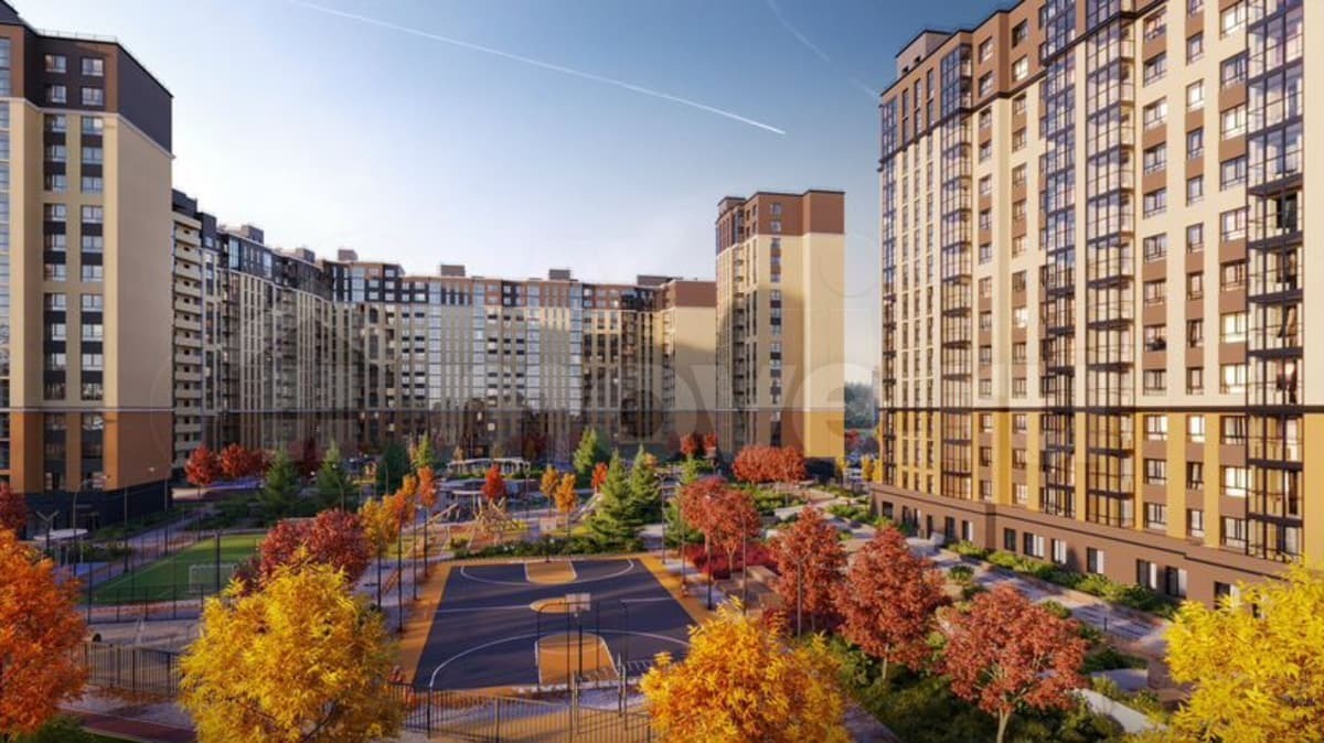 1-комн. квартира, 43.1 м²